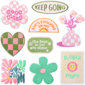 Floral Embroidered Patch