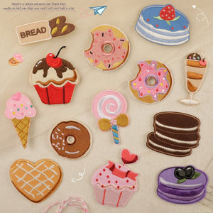 Self-Adhesive Food Embroidered Patch