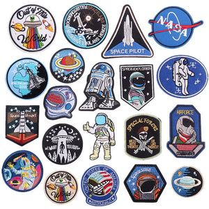 Astronaut Embroidered Patch