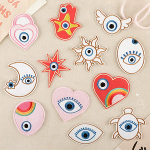 Cartoon Eye Embroidered Patch