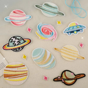 Planet UFO Embroidered Patch
