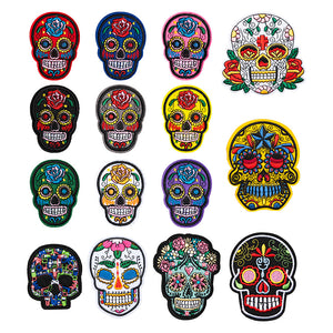 Day of the Dead Skull Patch