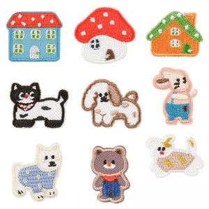 Self-Adhesive Animal House Embroidered Patch