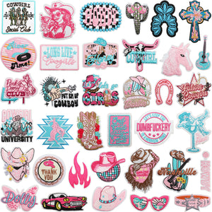 Western Cowboy Girl Patch