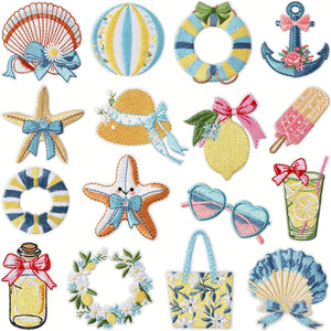 Beach Vacation Embroidered Patch