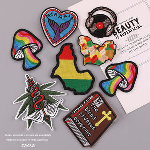 Headphone Embroidered Patch