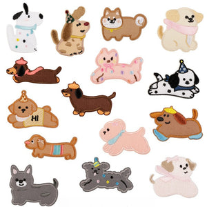 Self-Adhesive Dachshund Embroidered Patch