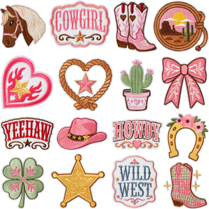 Western Cowboy Embroidered Patch