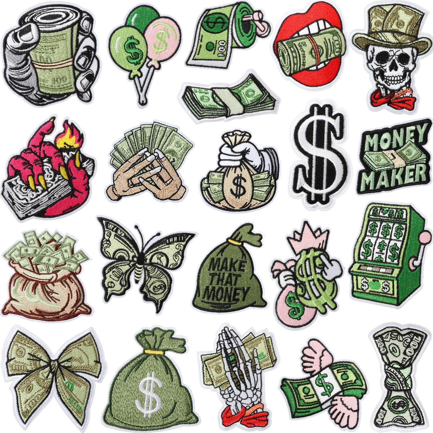 Vintage Dollar Bill Patch