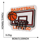Basketball Embroidered Patch