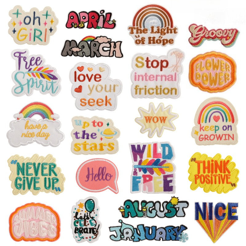 English Embroidered Patch