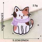 Cartoon Cat Embroidered Patch