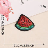 Sequin Fruit Embroidered Patch