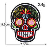 Day of the Dead Skull Patch