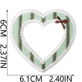 Heart Embroidered Patch