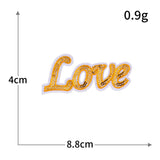 LOVE Heart Sequin Patch