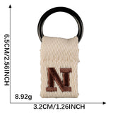 Custom Name Letter Keychain