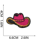 Pink Flame Cowboy Patch