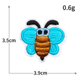 Mini Butterfly Bee Embroidered Patch