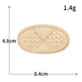 Letter Badge Embroidered Patch