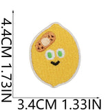 Orange Banana Embroidered Patch