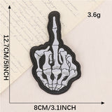 Skull Embroidered Patch