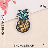Sequin Fruit Embroidered Patch