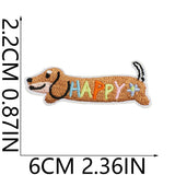 Dachshund Embroidered Patch
