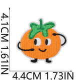 Orange Banana Embroidered Patch