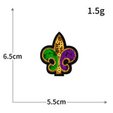 WOW YES NO Sequin Patch