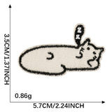 Self-Adhesive Cat Embroidered Patch