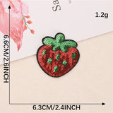 Sequin Fruit Embroidered Patch