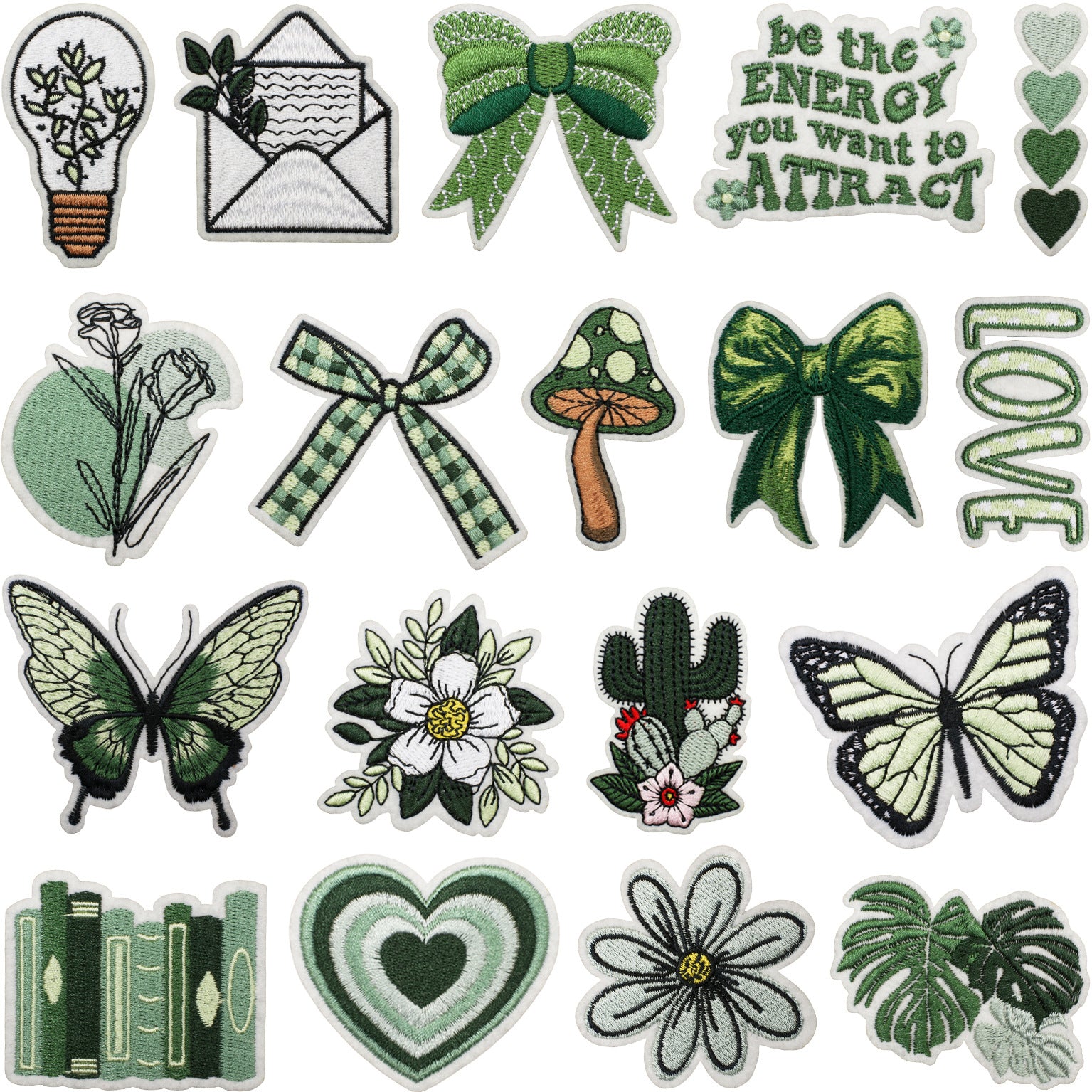 Plant Book Embroidered Patch