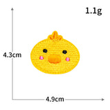 Self-Adhesive Animal Face Embroidered Patch