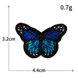 Mini Butterfly Bee Embroidered Patch