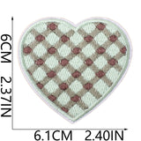 Heart Embroidered Patch