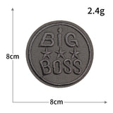 Letter Badge Embroidered Patch