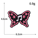 Gothic Music Note Skull Patch