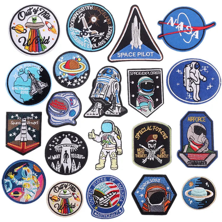 Astronaut Embroidered Patch