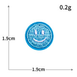 Smiley Heart Embroidered Patch