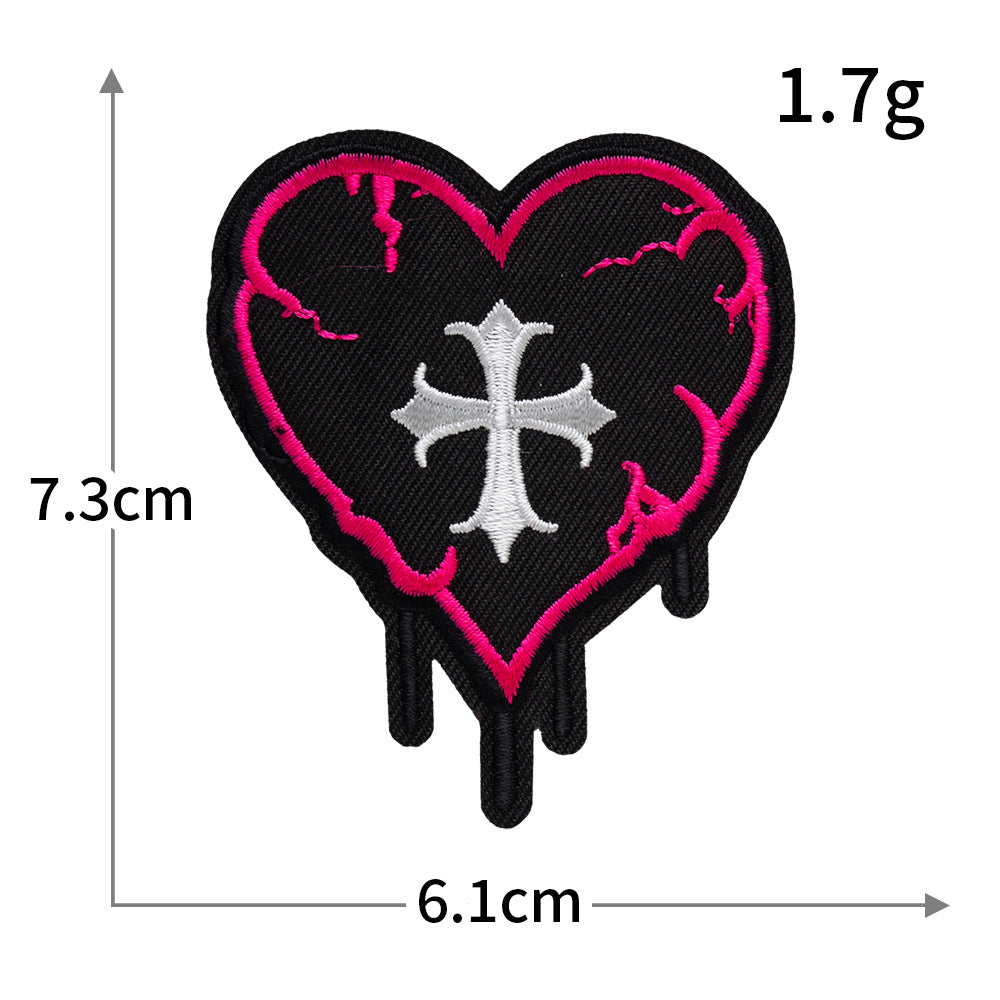 Gothic Music Note Skull Patch