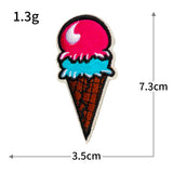 Ice Cream Embroidered Patch
