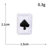 Smiley Heart Embroidered Patch