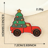 Snowman Christmas Embroidered Patch