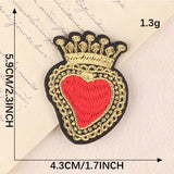 Heart Embroidered Patch