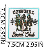 Western Cowboy Girl Patch