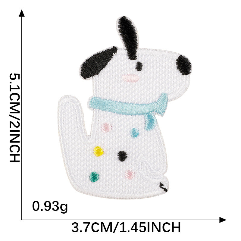 Self-Adhesive Dachshund Embroidered Patch