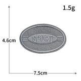 Letter Badge Embroidered Patch
