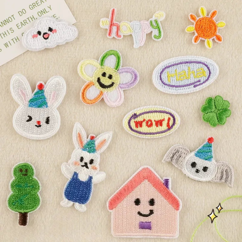 Animal Flower Tree Embroidered Patch