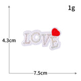 LOVE Heart Sequin Patch